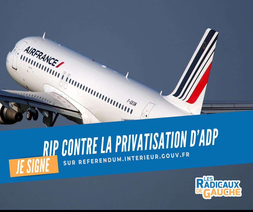 RIP contre la privatisation d'ADP
