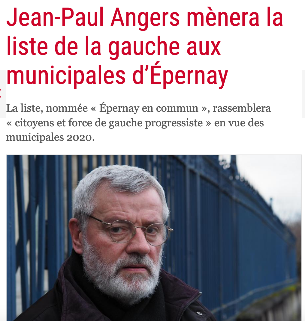 Epernay, Jean-Paul Angers